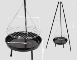 NABBI Gartengrill MIR-281 - Schwarz -Günstiges Laube Lust Geschäft fc1db555d29be442ae0ae14d12f10f6f