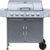El Fuego Gasgrill / Grillwagen Dayton 6+1 Silber Grillfläche 69x35cm -Günstiges Laube Lust Geschäft fceff60773f922f5104ce9ea60a04d0b
