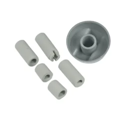 EasyPART 1000028572-000 UNIVERSAL Knebel Knauf Drehgriff Drehknopf Griff Kochstellenknopf Knopf Silber 43mm Mit Adaptern Für Kochfeld Herd Backofen Für Alle Marken -Günstiges Laube Lust Geschäft fd8526026820b55fce6c46f83584b7b3