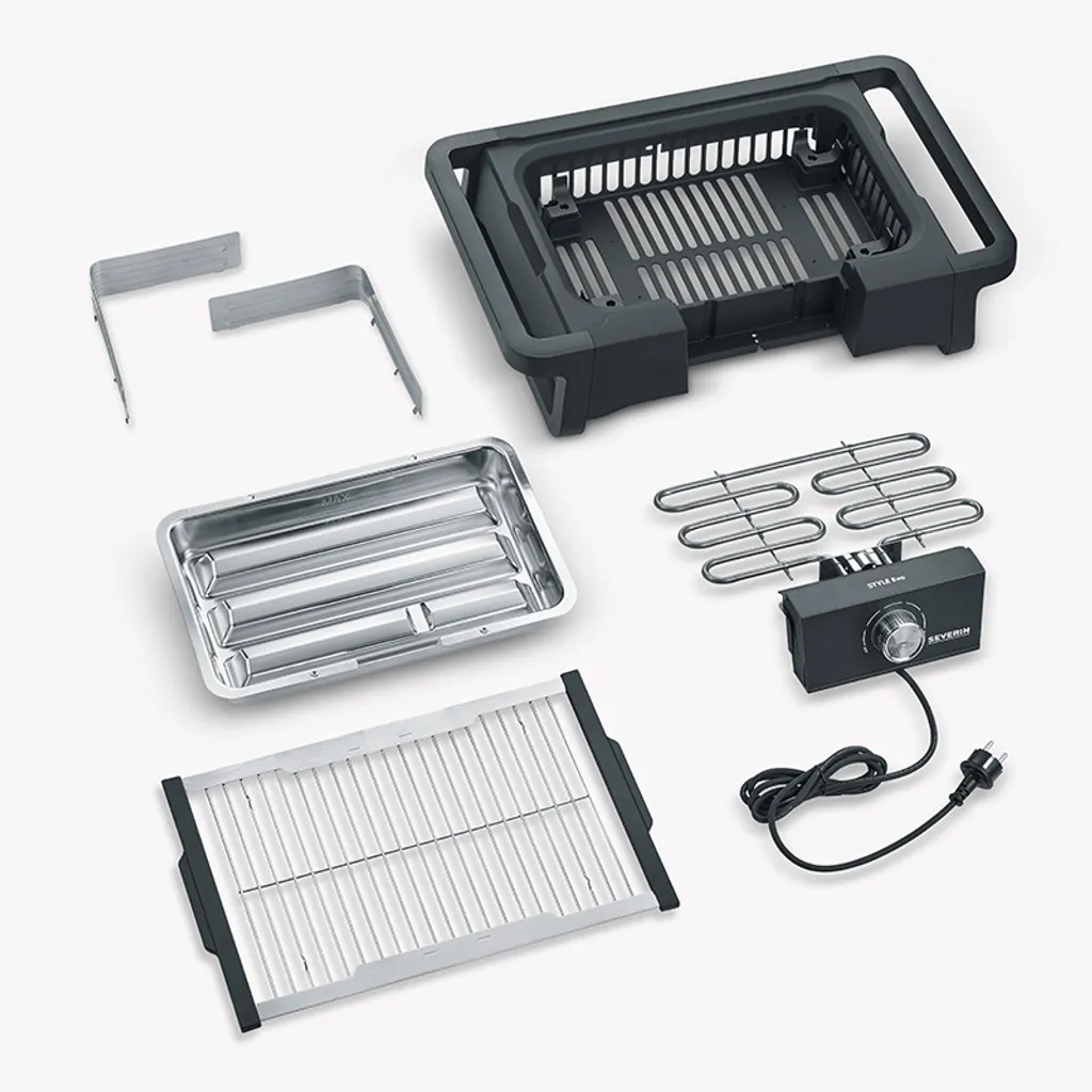SEVERIN Tischgrill STYLE EVO PG 8123 Ca. 2.500 Watt 6 SEVERIN Tischgrill STYLE EVO PG 8123 Ca. 2.500 Watt – Bild 4