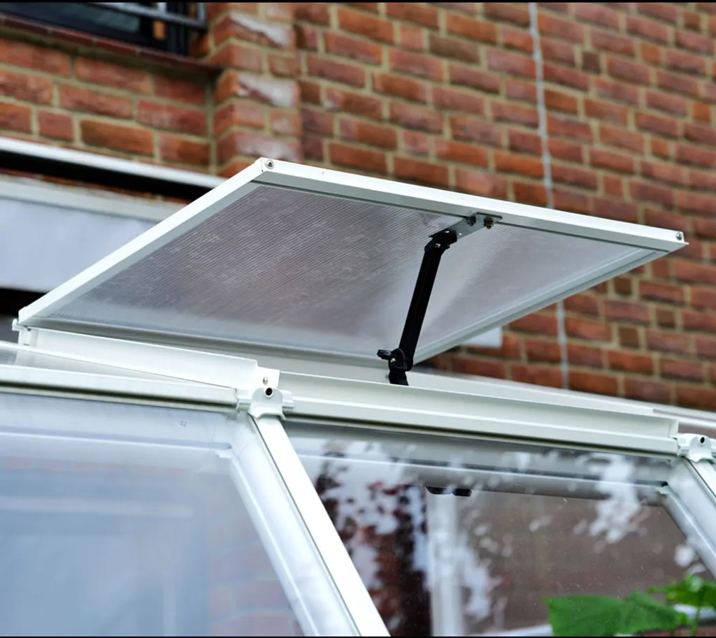 Rion Kunststoff Anlehngewächshaus Sun Room 34 | Weiß | 262x201x247x Cm 11 Rion Kunststoff Anlehngewächshaus Sun Room 34 | Weiß | 262x201x247x Cm – Bild 9