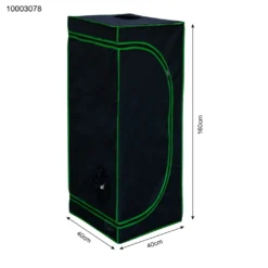 Mucola Gewächshaus Pflanzenzelt Growbox 40x40x160 Cm Schwarz Grün Indoor Pflanzenzelt Zuchtzelt Growroom Zuchtschrank Darkroom Grow Tent Frühbeet Zimmergewächshaus Growschrank -Günstiges Laube Lust Geschäft fed6ba4dafa7fe418becda4672888298