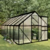 VIDAXL Gewächshaus Anthrazit Aluminium 7,03m² Treibhaus Tomatenhaus Garten -Günstiges Laube Lust Geschäft fee669b1ba001dbe0f68cdd846b44382