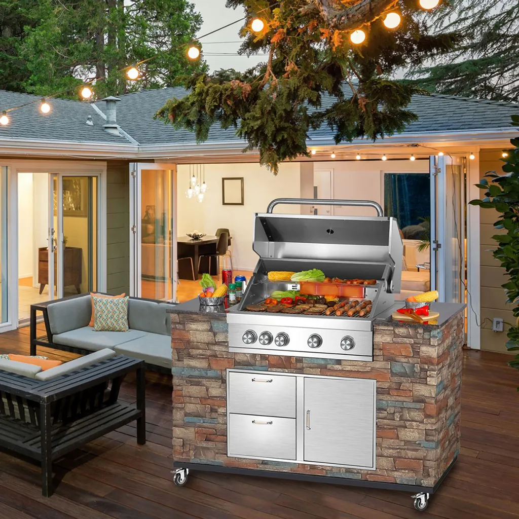 El Fuego Outdoor Grillküche Built In Edelstahl 4 +1 Infrarot 13 El Fuego Outdoor Grillküche Built In Edelstahl 4 +1 Infrarot – Bild 11