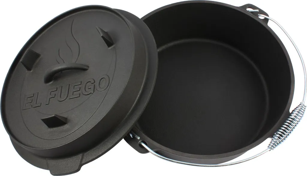 El Fuego Dutch Oven 5,6 L, Deckel 1,7 L, AY4621 11 El Fuego Dutch Oven 5,6 L, Deckel 1,7 L, AY4621 – Bild 9